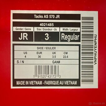 korčule CCM Tacks AS570 veľkosť JR3 - 5