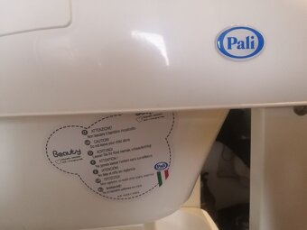 Prebalovaci pult s vanickou - biele drevo/plast - 5