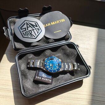 SAN MARTIN - Black Bay 58 BB58, Deep Blue, Nové Originál s - 5