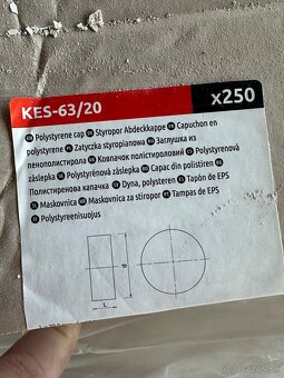 Kolíčky a zátky na polystyrén a vlnu - 5