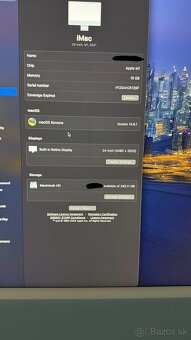 Apple iMac 24” (M1, 2021) – Blue, 16 GB RAM, 256 GB SSD - 5