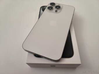 apple iphone 15 PRO MAX 256gb White Titanium 100% Batéria - 5