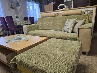 Rozkladacia sedačka s taburetom - 5