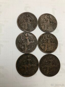 Mince FRANCE +Bankovky BIELORUSKO - 5