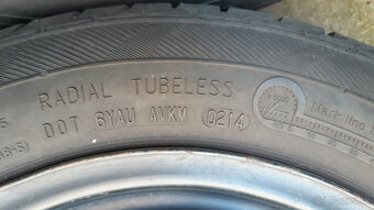 4ks pneu na diskoch 165/70 R14 - 5