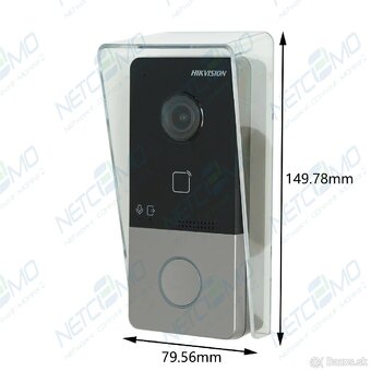 Videovrátnik Hikvision DS-KV6113-WPE1(C) - 5