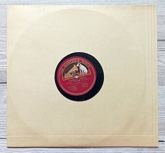 Vlasta Burian - stará šelaková gramodeska z roku 1929 - 5