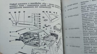 Seznam náhradních dílu na ŠKODA 110R, 110 R erko. - 5