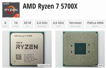 Predam špičkový herný PC/RYZEN 7 5700X/RTX 3070 8GB/DDR4 64G - 5