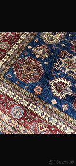 Ručne vyrobený perzký koberec Kazak Gul - 5