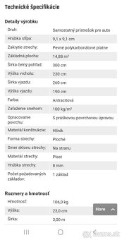 Hliníkový prístrešok 5 x 3 m - 5
