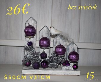 Vianočné vence a dekorácie - 5