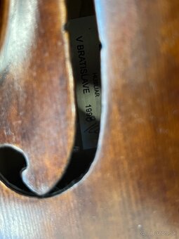Staré majstrovské husle Mitterwald - 5