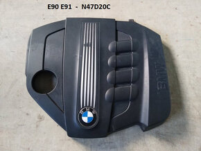 BMW kryt motora pre motor M47 N47, 4-valec - 5