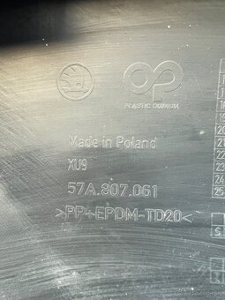 Spojler predného nárazníka Škoda Karoq. - 5