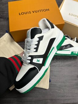 Louis Vuitton tenisky Green komplet balenie - 5