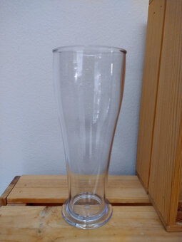 6x NOVY pohar na pivo 0,5l, plast SAN - 5