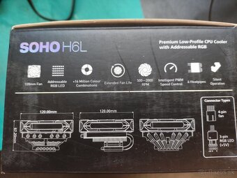 Chladič - Akasa SOHO H6L aRGB - 5