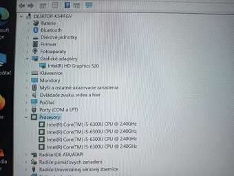 predám Lenovo Thinkpad T460 , Intel i5 , 8gb ram , Win 10 - 5