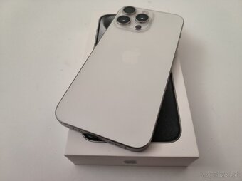 apple iphone 15 PRO MAX 256gb White Titanium 100% Batéria - 5