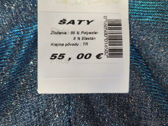 Šaty elegantné, nenosené, so štítkom, 42 - 5