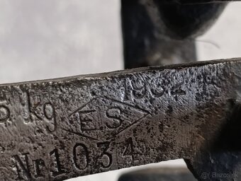 93let staré figurální litinové váhy Sirény E.S ROK 1932 - 5