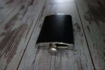 Nerezová ploskačka potiahnutá kožou - ťapka. - 5