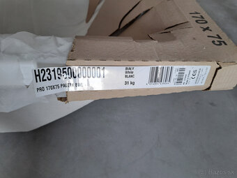 Vaňa Laufen PRO 170x75 cm (biela) - 5