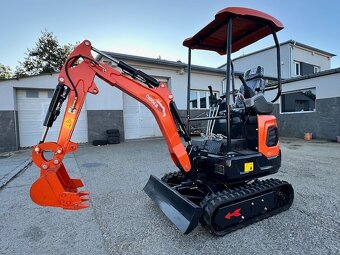Minibager Digger s 3-valcovým motorom zn. Kubota - 5