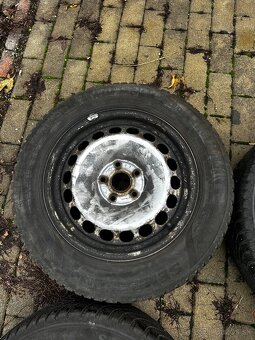 Predám disky 5x112 + zimné pneu 205/60 R16 - 5