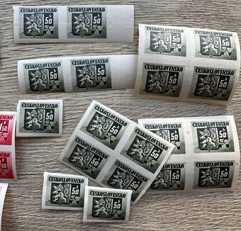 Zbierka známok Československo lev v štíte - 5