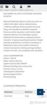 Elektrická strunová kosačka Fieldmann FZS 2050E - 5