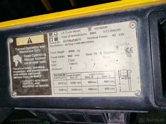 Hyster H 2,50 XM, diesel - 5