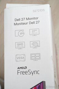 27" Dell S2721DS,1440p,75 Hz,Freesync,záruka do 10.2.2028 - 5