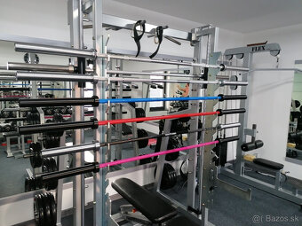 Olympijske tyče, 120 cm, EZ, 201cm dámske -čierne a ružové - 5