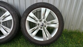 Letná sada originál Škoda Karoq, 5x112 R18 - 5