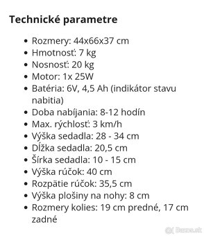 Detská elektrická motorka BMW - 5