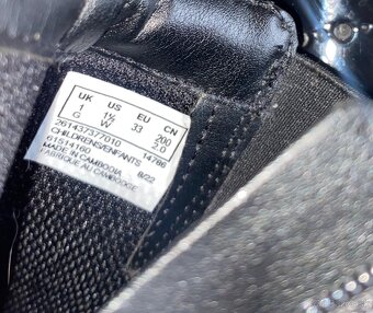 Clarks detske lakovane polocizmy na zips velkost 33 (21 cm) - 5
