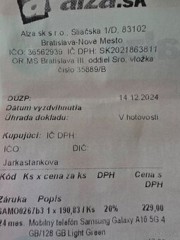 Predám samsung galaxy a 16 - 5