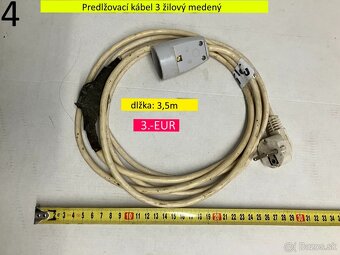 Predlžovací kábel 3 žilový na 220V - 5