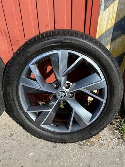 Elektróny Skoda Kodiaq R19 ET43 7J celoročné pneumatiky - 5