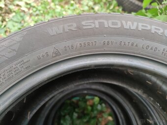 Zimne Nokian WR Snowproof P, 215/55/R17, 4ks,dot:3620, 8mm - 5