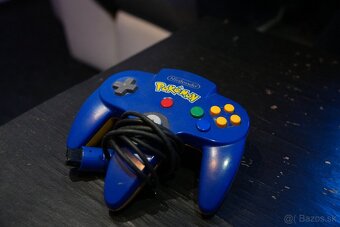 Nintendo 64 konzola + 3 ovládače (jeden Pokémon edícia) + Di - 5