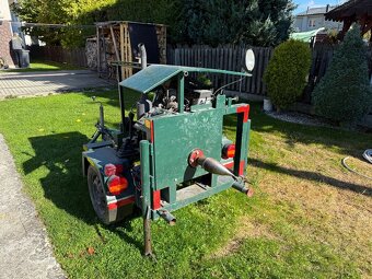 Štiepačka na drevo – domáca výroba, mobilná, benzínový motor - 5