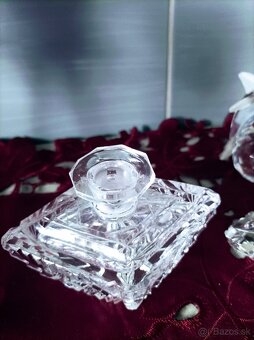 Krištáľový flakón, delfín - 5