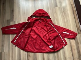 Červená zimná bunda s odopínacou fleece mikinou - 5