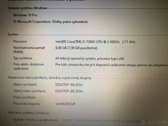 Lenovo ThinkPad X270-i5-7200U/8gbDDR4/256gbSSD/W10Pro - 5
