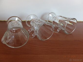 Staré krásné velké grogovky 3 kusy, obsah 200 ml. - 5