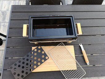 Stolný keramický gril Hibachi - 5