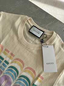Gucci dámske tričko béžové - 5